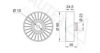 ALFA 60812515 Deflection/Guide Pulley, v-ribbed belt